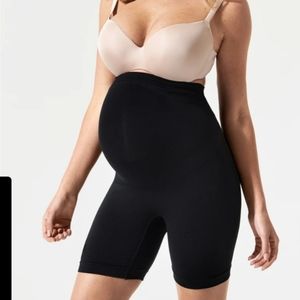 Blanqi Everyday Maternity Belly Support Girl Shorts size XL Black